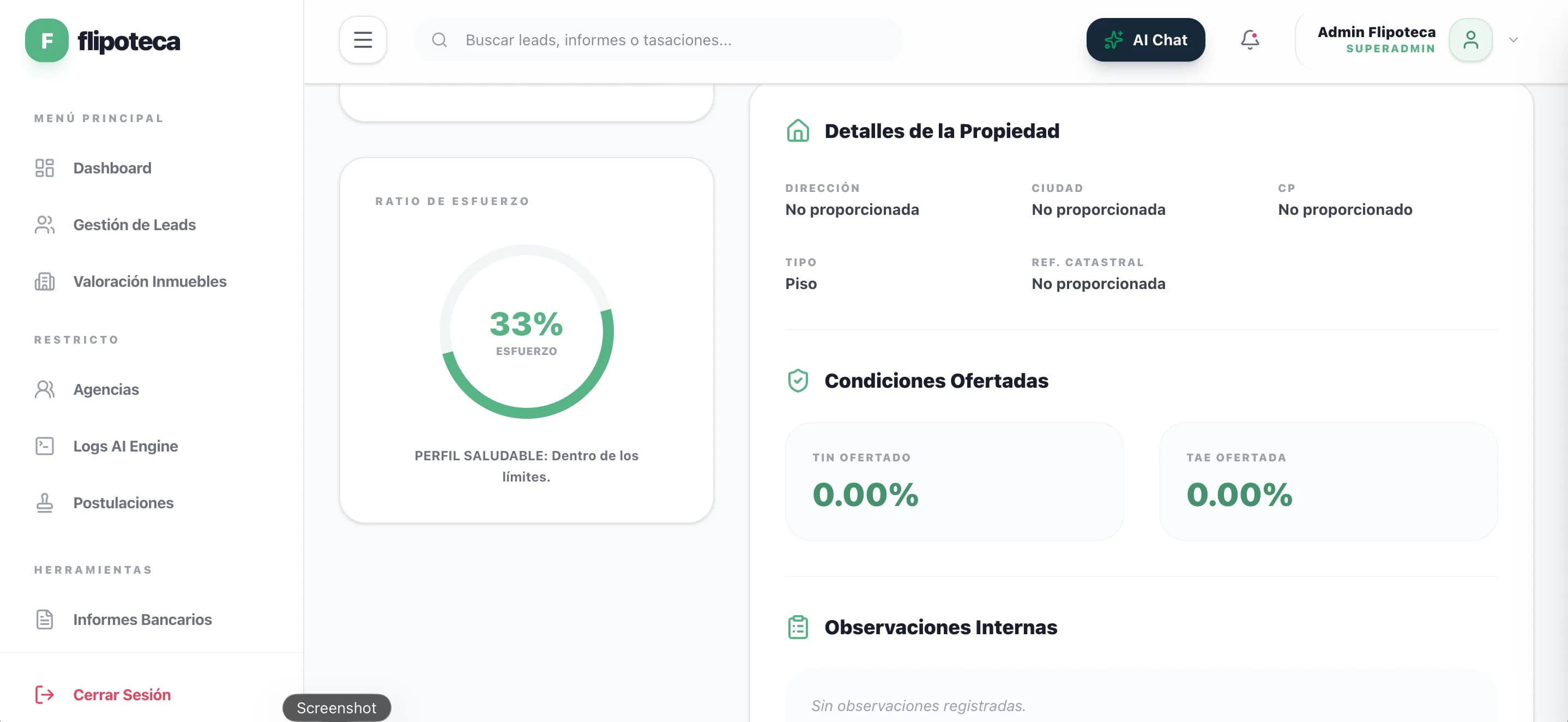 Vista de la aplicación Flipoteca 4